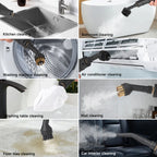 Hochdruck-Dampfreiniger 2500W, tragbarer Hochtemperatur-Dampfreiniger für Klimaanlagen, Dunstabzugshauben, Autos, Sofas