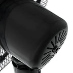 Ventilatore da Parete con 5 Pale 65W con Oscillazione Automatica Ventilatore Oscillante a Muro con 3 Velocità Funzionamento Silenzioso