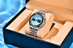 PAGANI DESIGN Orologio da polso al quarzo cronografo uomo, modello Panda, vetro zaffiro, impermeabile 10 bar