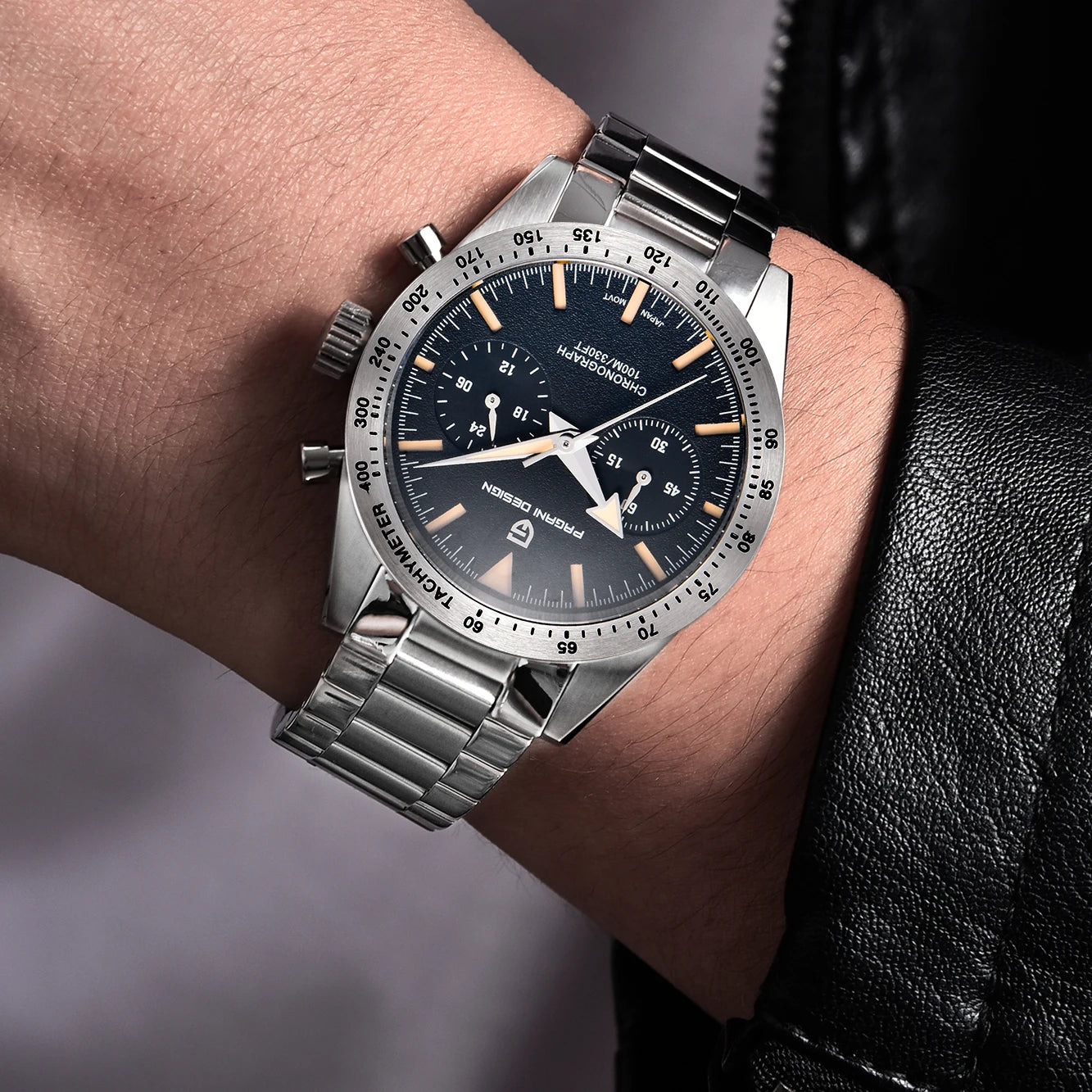 Orologio da Uomo PAGANI DESIGN Modello PD1766 al Quarzo Cronografo Sportivo in Acciaio Inossidabile