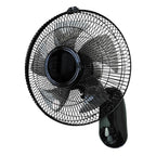 Ventilatore da Parete con 5 Pale 65W con Oscillazione Automatica Ventilatore Oscillante a Muro con 3 Velocità Funzionamento Silenzioso
