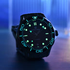 PAGANI DESIGN Orologio subacqueo automatico verde da uomo MIYOTA 8215