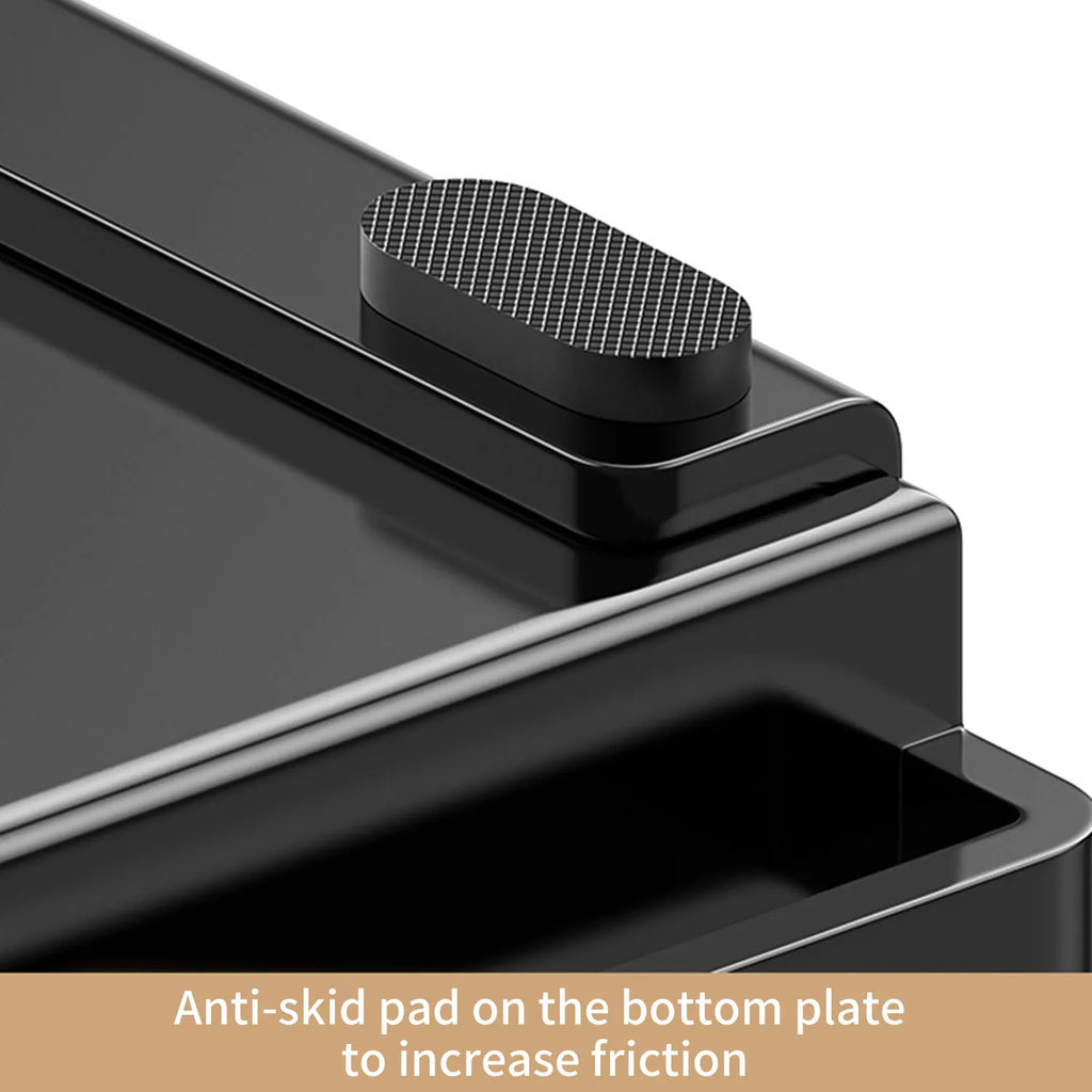 Metall-Aufbewahrungsbox Kaffeemaschinenständer mit Teiler Schublade Ablage Kapselhalter Arbeitsplatten-Organizer Kaffee-Pad-Wasserspenderhalter