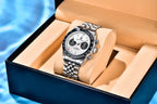 PAGANI DESIGN Orologio da polso al quarzo cronografo uomo, modello Panda, vetro zaffiro, impermeabile 10 bar