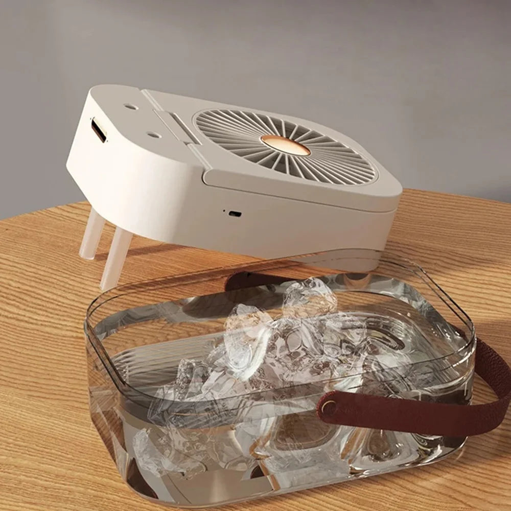 3-in-1-Ventilator mit Luftbefeuchter und Lichtprojektion für eine frische und hydrierte Umgebung
