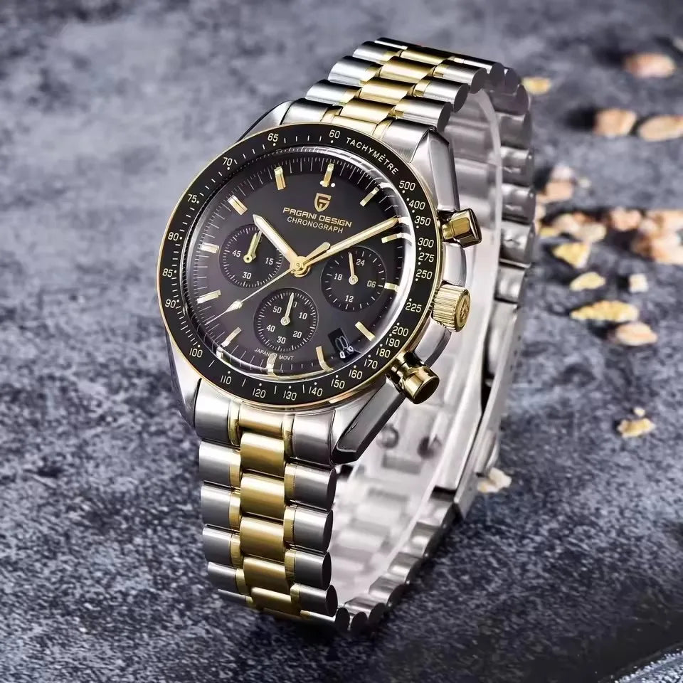 PAGANI DESIGN Orologio da Polso al Quarzo per Uomo Modello PD-1701 Cronografo Sportivo