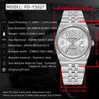 Nuovo Orologio da Uomo PAGANI DESIGN 2026, Orologio Automatico di Lusso, Meccanico, con Vetro Zaffiro AR, Luminoso, Durevole, in Acciaio Inossidabile