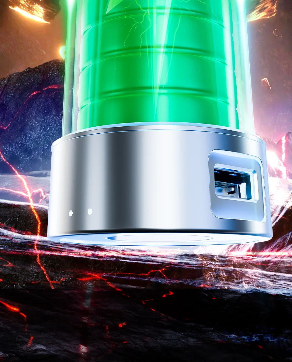 SZUK Neuer kabelloser Auto-Staubsauger, tragbarer Handstaubsauger, Mini-Gebläse mit LED-Licht, leistungsstarker Akku-Staubsauger
