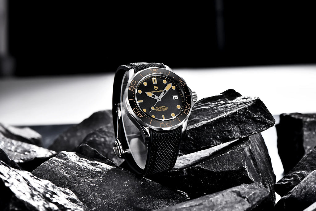 Orologi da uomo PAGANI DESIGN, orologio meccanico automatico di lusso, orologio da uomo resistente all'acqua, vetro zaffiro AR, orologio leggero, spedizione locale UE