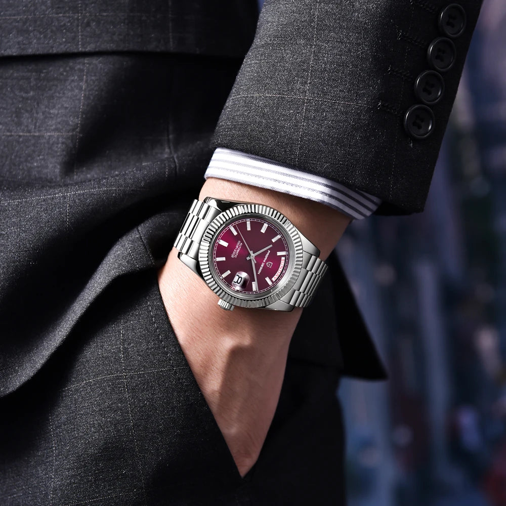 PAGANI DESIGN Orologio Automatico da Uomo DD40 Acciaio Inossidabile Impermeabile Vetro Zaffiro Modello PD1783