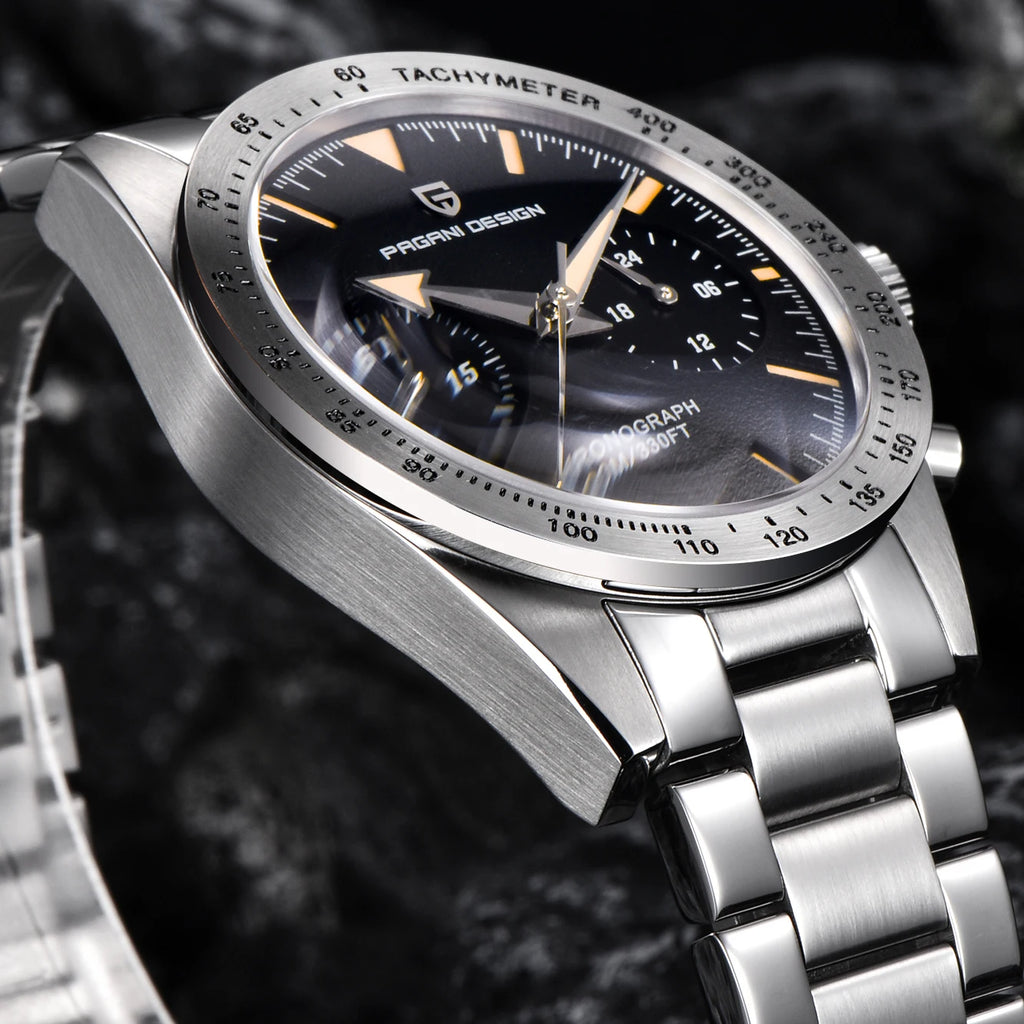 Orologio da Uomo PAGANI DESIGN Modello PD1766 al Quarzo Cronografo Sportivo in Acciaio Inossidabile
