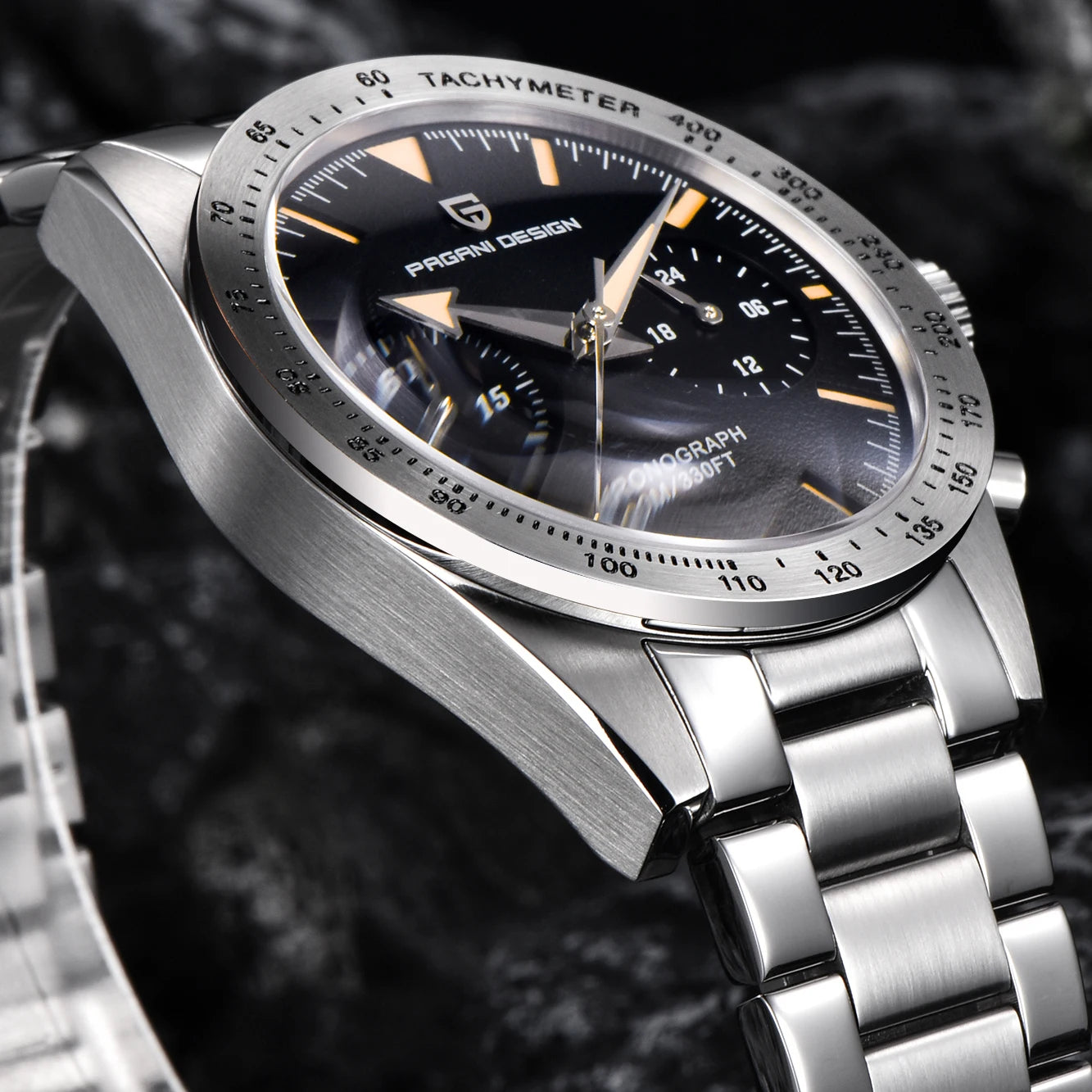Orologio da Uomo PAGANI DESIGN Modello PD1766 al Quarzo Cronografo Sportivo in Acciaio Inossidabile