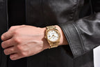 PAGANI DESIGN Orologio Meccanico Automatico Uomo Ice Blue Acciaio Inossidabile Vetro Zaffiro