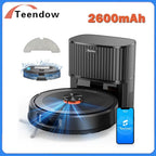 Teendow D10S Max 2600mAh Saug- und Wischroboter mit Selbstentleerungsstation 4500Pa Starke Saugkraft 3L Staubbeutel Intelligente Kartierung