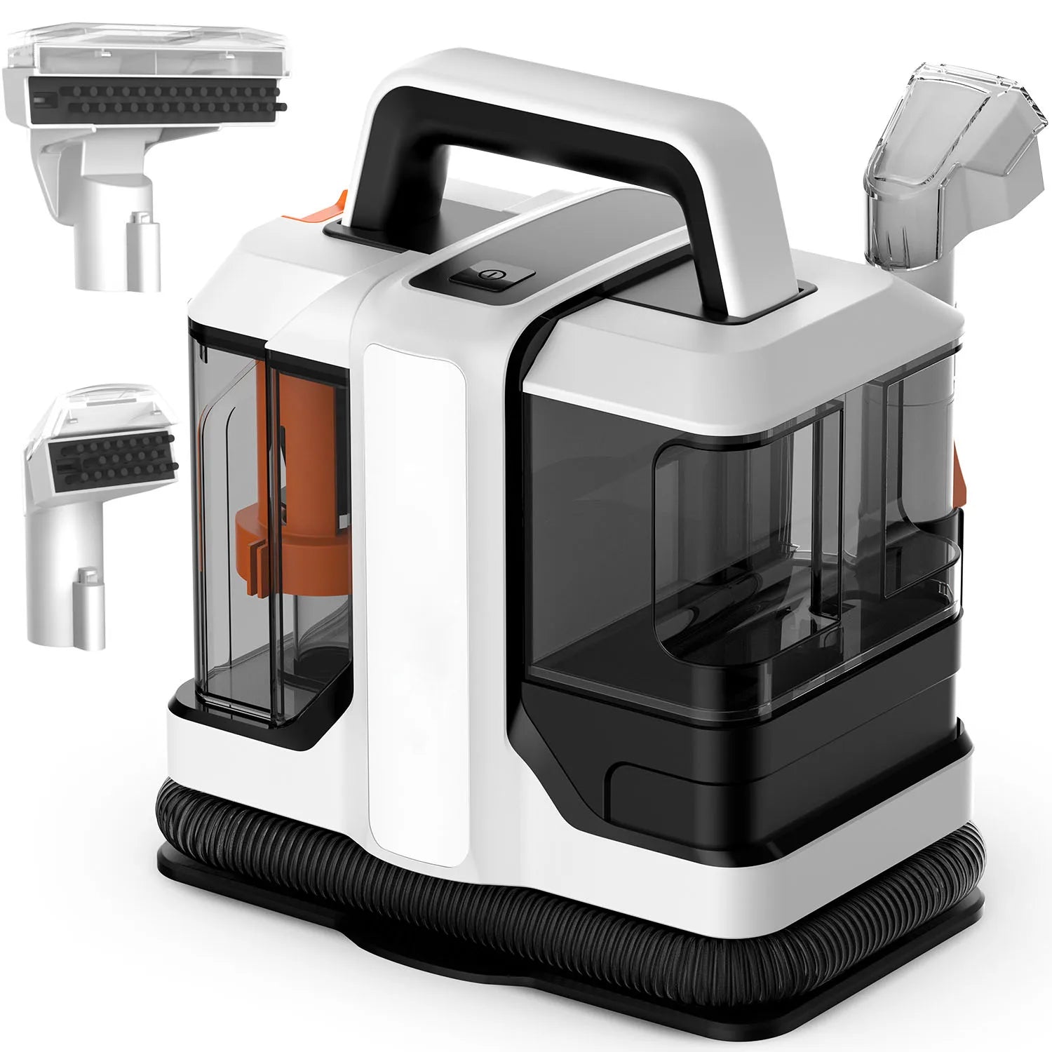 Tragbarer Teppichreiniger 750W, 15Kpa, Nassreinigungsmaschine für Stoffe und Sofas, tragbar für Autos und Tierhaare