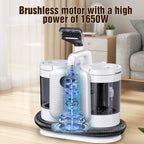 2-in-1 Dampfreiniger mit Sprühfunktion, 1650W, intelligenter tragbarer Roboter für die Reinigung von Teppichen, Sofas und Autos, Smart Home Gerät