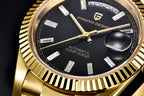 Neuer PAGANI DESIGN D36 mechanischer Luxus-Herrenuhr aus Roségold 2026, Automatik-Datumsuhr, AR-Saphirglas, lokaler Versand