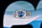 PAGANI DESIGN Orologio Meccanico Automatico Uomo Ice Blue Acciaio Inossidabile Vetro Zaffiro