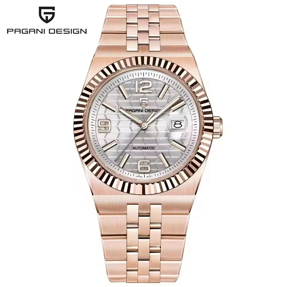 PAGANI DESIGN Orologio da Polso Meccanico Uomo Modello PD-YS027 Acciaio Inossidabile Vetro Zaffiro