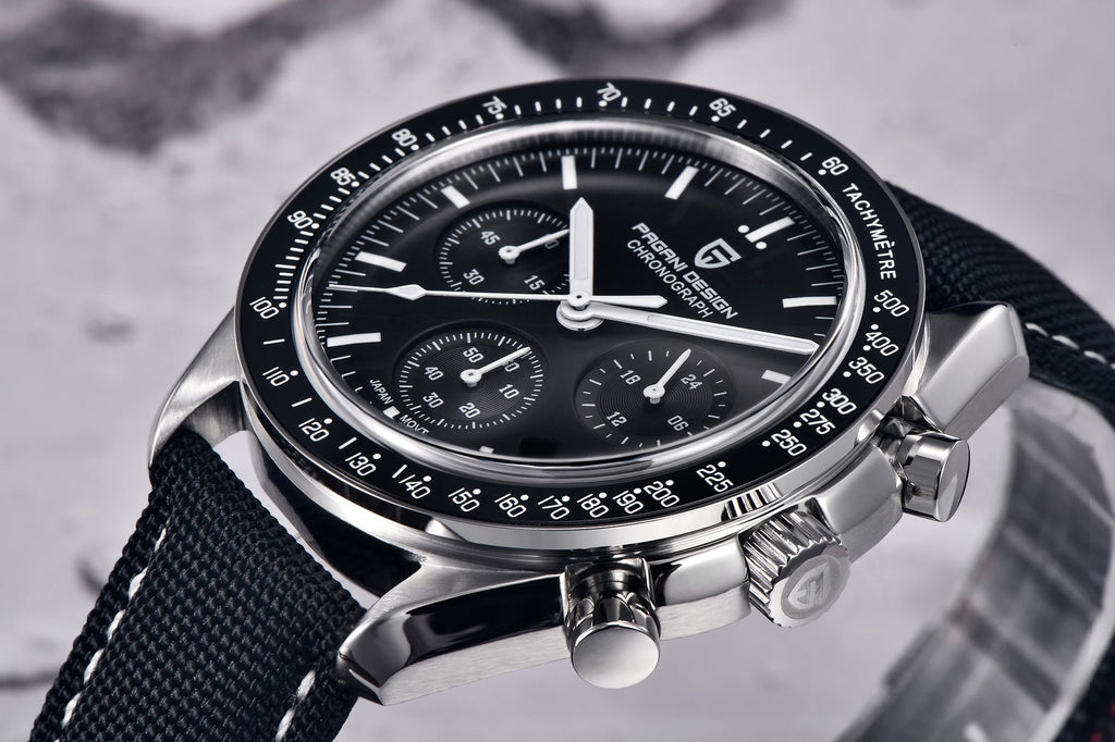 PAGANI DESIGN Orologio da Uomo al Quarzo Cronografo Modello PD-1701 Vetro Zaffiro Impermeabile 100M