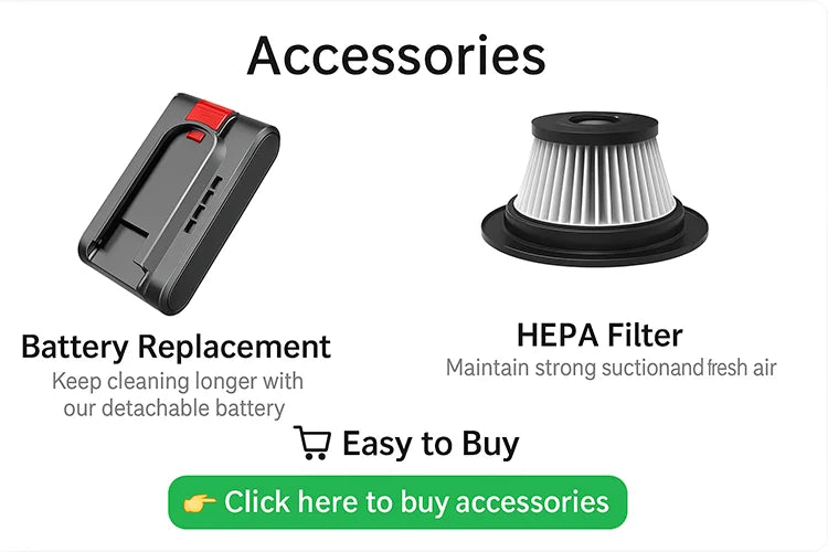 MPQU 550W Akku-Stielstaubsauger Handstaubsauger 50kPa Starke Saugkraft Abnehmbarer Akku Touchscreen HEPA-Filter Elektrischer Besen Schneller Versand aus Polen