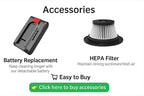 MPQU 550W Akku-Stielstaubsauger Handstaubsauger 50kPa Starke Saugkraft Abnehmbarer Akku Touchscreen HEPA-Filter Elektrischer Besen Schneller Versand aus Polen