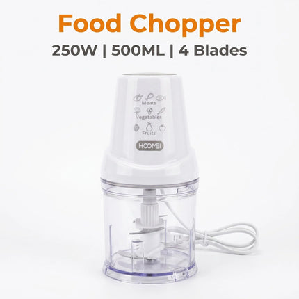 Tritacibo Elettrico 300W Alta Potenza, Capacità 2L, In Acciaio Inossidabile, Macinatore per Cucina, Adatto per Aglio, Carne, Verdure e Frutta Secca