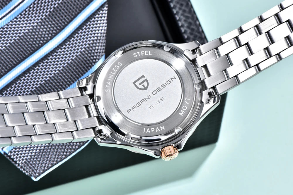 PAGANI DESIGN Orologio subacqueo automatico verde da uomo MIYOTA 8215