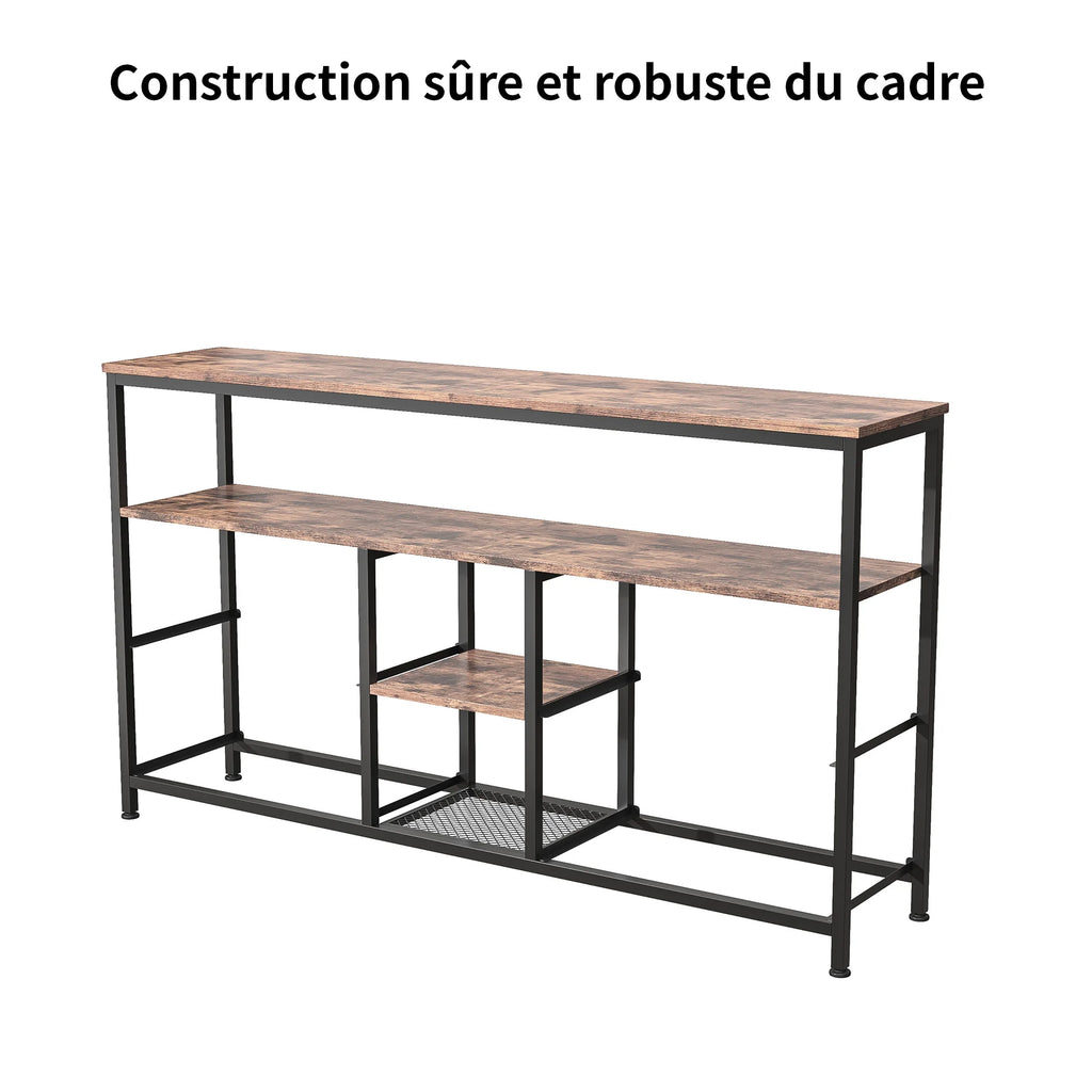 Anajqaqia Moderner TV-Ständer mit 4 Schubladen, Aufbewahrungsschrank mit LED-Beleuchtung, Metallrahmen, geeignet für Wohnzimmer und Schlafzimmer, 137 x 30 x 78 cm