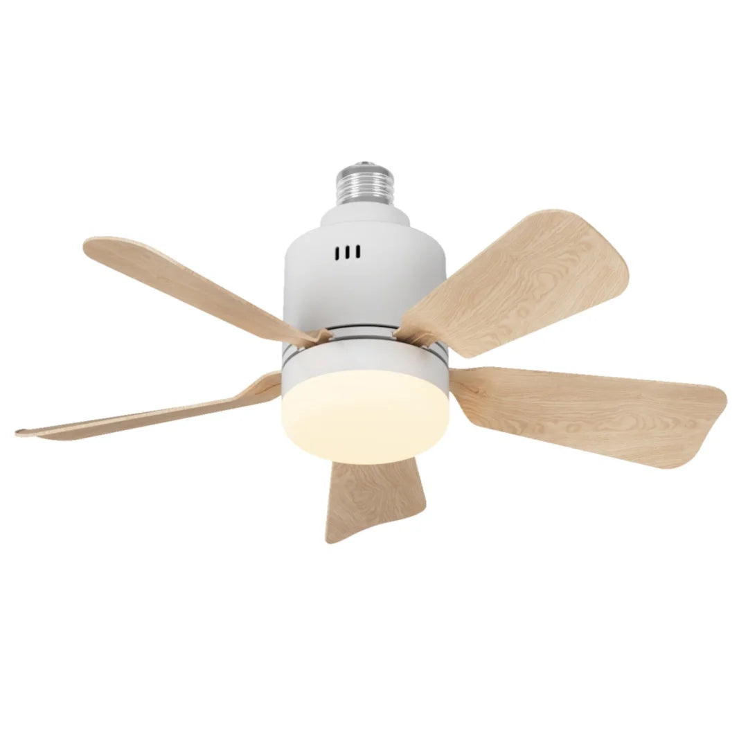 Ventilatore da soffitto a LED con luce, dimmerabile, controllo tramite app, 6 velocità, timer, 3000K-6500K