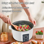 Multi-Kocher 220V Tragbarer Ein-/Doppelschicht-Elektrotopf 1,7L Antihaft-Heimküchentopf für Ramen, Knödel, Haferflocken
