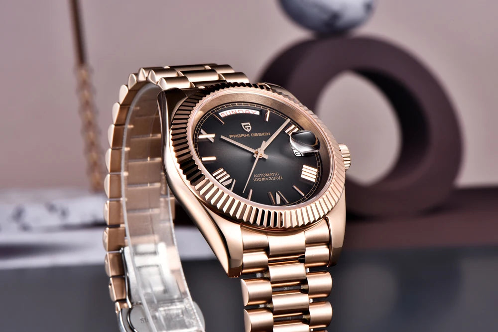 PAGANI DESIGN Orologio Automatico da Uomo DD40 Acciaio Inossidabile Impermeabile Vetro Zaffiro Modello PD1783