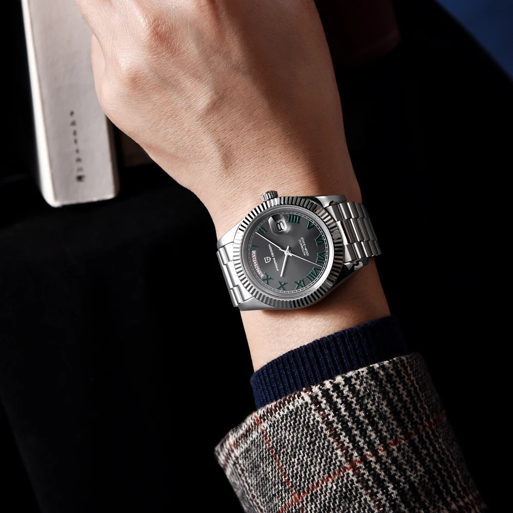 PAGANI DESIGN 2026 Nuovo orologio automatico di lusso DD40 da uomo, orologio da polso meccanico da uomo, acciaio inossidabile, impermeabile, vetri in zaffiro AR, spedizione locale