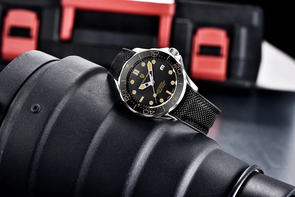 PAGANI DESIGN Orologio Automatico Retrò per Uomo, Acciaio Inossidabile, Modello PD1667