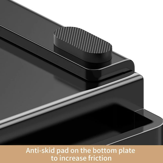 Coffee Tamper Station with Sliding Drawer, Espresso Accessories Organizer, Non-Slip Base for Coffee Machine and Barista Tools