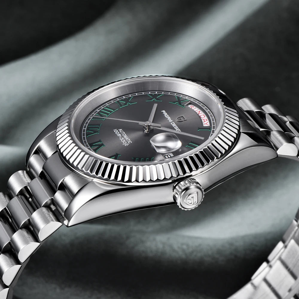PAGANI DESIGN 2026 Nuovo orologio automatico di lusso DD40 da uomo, orologio da polso meccanico da uomo, acciaio inossidabile, impermeabile, vetri in zaffiro AR, spedizione locale