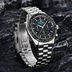 PAGANI DESIGN Orologio da Polso al Quarzo con Vetro Zaffiro, Cronografo Sportivo Impermeabile 10 Bar, Acciaio Inossidabile 316L