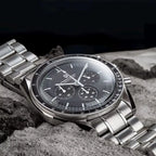 PAGANI DESIGN Orologio da Polso Uomo Luna Quarzo Cronografo Acciaio Inox Nero