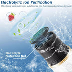 Induktiver kabelloser Obst- und Gemüsereiniger, IPX7 wasserdicht, Elektrolyt-Ionen-Reiniger zum Entfernen von Pestiziden