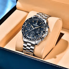 PAGANI DESIGN PD-1701 Moon Orologio da polso al quarzo uomo cronografo sportivo acciaio inossidabile vetro zaffiro