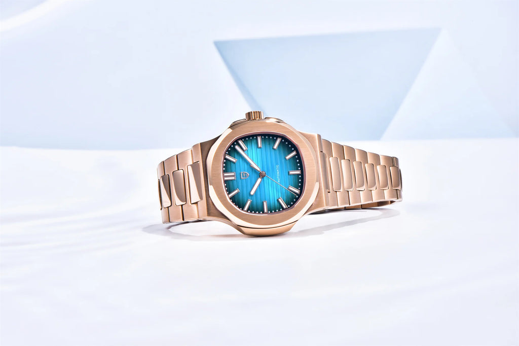 PAGANI DESIGN 2026 Neue Herren Luxus-Automatikuhr, mechanische Armbanduhr aus Edelstahl mit Saphirglas, 40MM Tonneau-Zifferblatt
