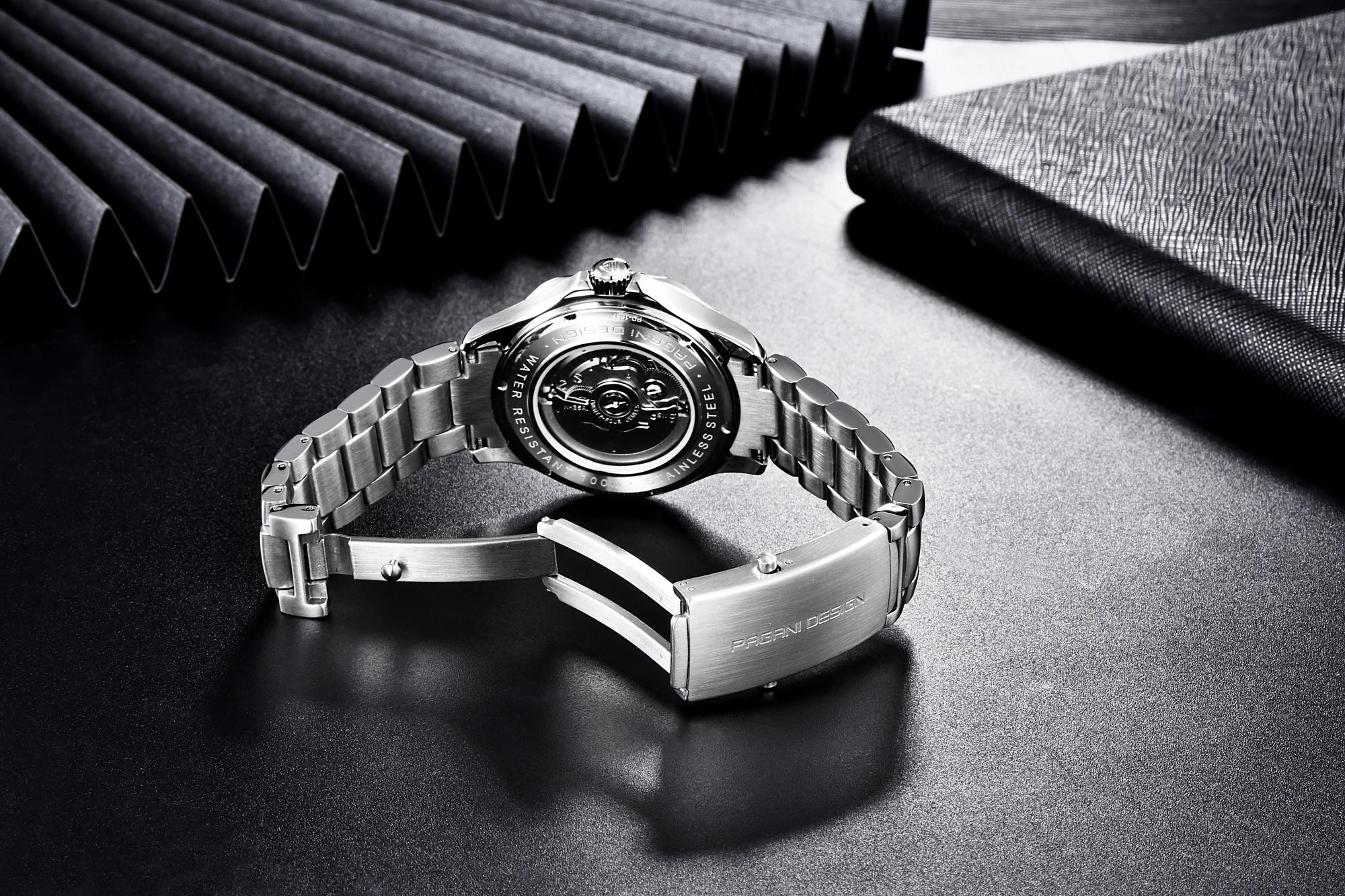 PAGANI DESIGN Orologio Automatico da Uomo PD1667 Acciaio Inossidabile Vetro Zaffiro