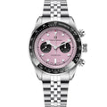 Nuovi orologi da uomo Panda DESIGN, orologio al quarzo di lusso Panda, cronografo sportivo da uomo, cronografo con vetro zaffiro, lenti AR, ceramica, leggero, impermeabile, in acciaio inossidabile, orologio da uomo, idea rega