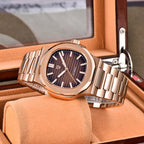 Nuovo Orologio da Uomo di Lusso PAGANI DESIGN 2026 Rosa Oro ST6 Automatico Meccanico con Protezione Luminosa e Vetro Zaffiro AR - Regalo Perfetto