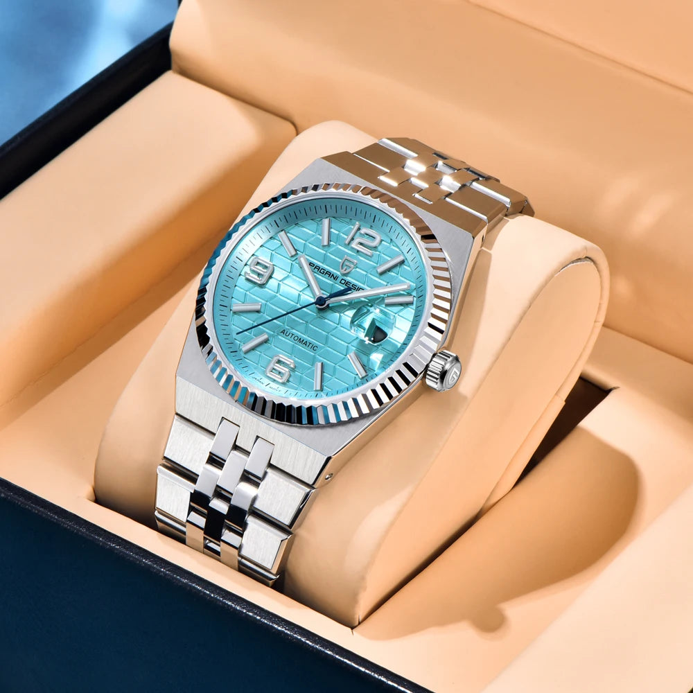 Nuovi orologi PAGANI DESIGN da uomo, orologio automatico di lusso di alta gamma, movimento Miyota, orologi meccanici con bracciale, vetro zaffiro AR, acciaio inossidabile, impermeabile, luminoso, regalo alla moda per uomo