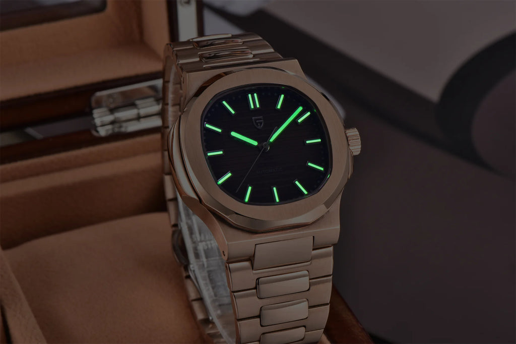 PAGANI DESIGN 2026 Neue Herren Luxus-Automatikuhr, mechanische Armbanduhr aus Edelstahl mit Saphirglas, 40MM Tonneau-Zifferblatt