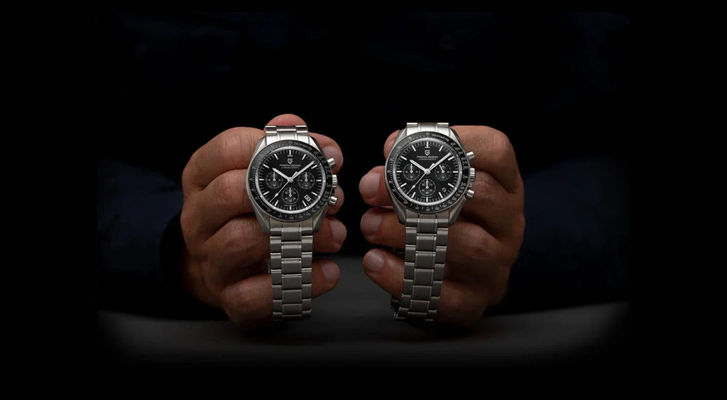 PAGANI DESIGN Orologio da Polso al Quarzo Uomo Modello PD-1701 Cronografo Vetro Zaffiro