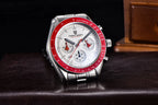 PAGANI DESIGN Moon ST6 Orologio da Uomo al Quarzo con Cronografo, Cassa in Acciaio Inossidabile, Vetro Zaffiro, Modello PD1701