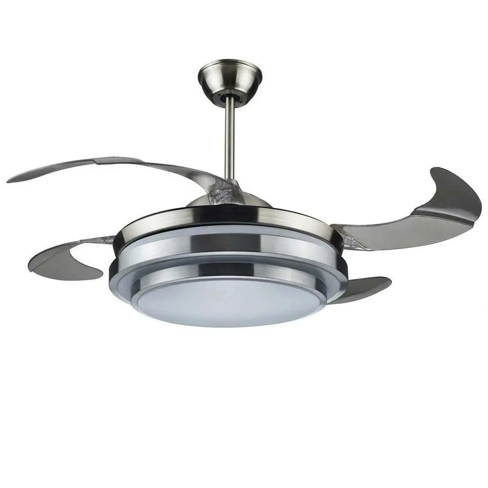 Deckenventilator 4 einziehbare Flügel DCG VECRD47TL mit Licht und Fernbedienung