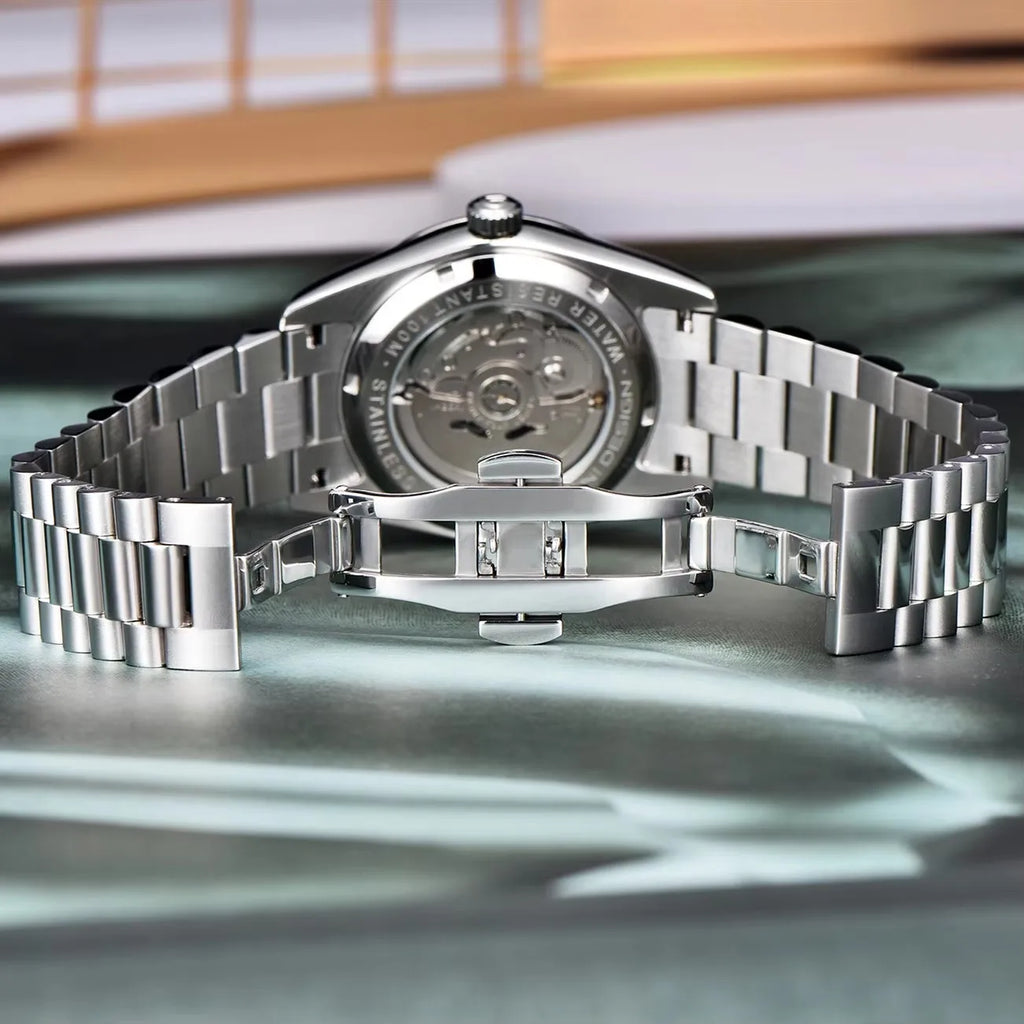 PAGANI DESIGN Nuovo Orologio da Uomo 40mm con Calendario Settimanale, Acciaio Inossidabile, Impermeabile 100M, Vetro Zaffiro AR, Movimento Giapponese di Lusso